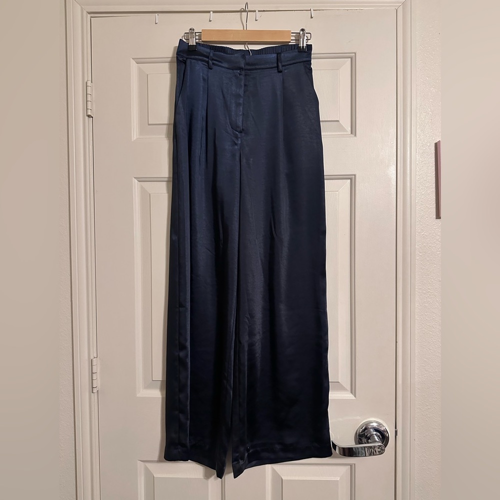 Skies Are Blue Navy Wide Leg Pants - Picture 3 of 9